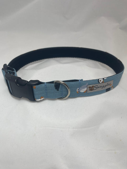 Blue Puffins Collar
