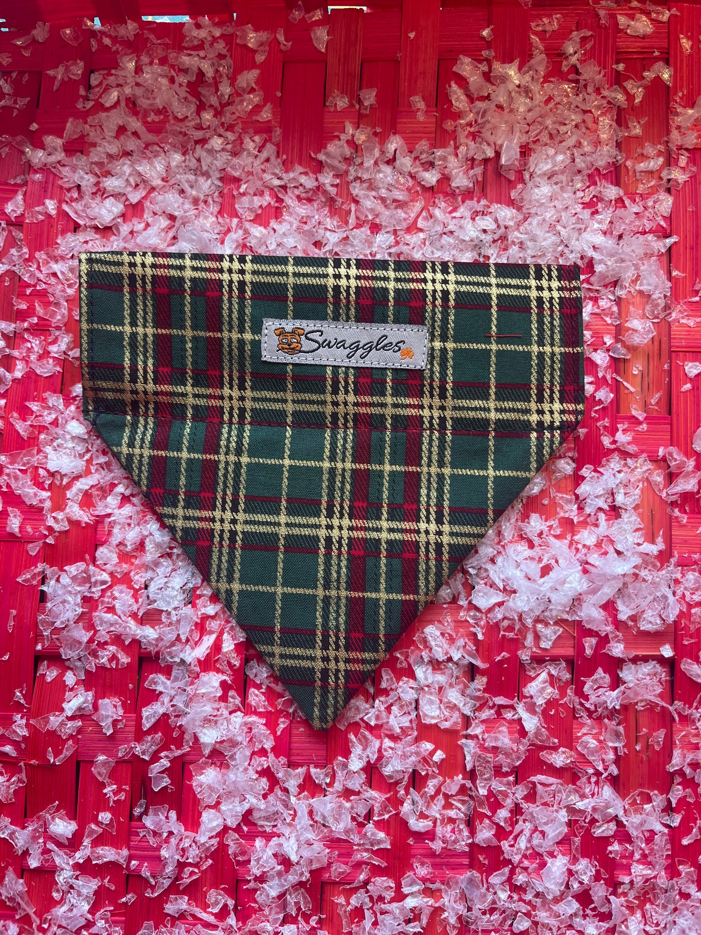 Christmas Check Bandana