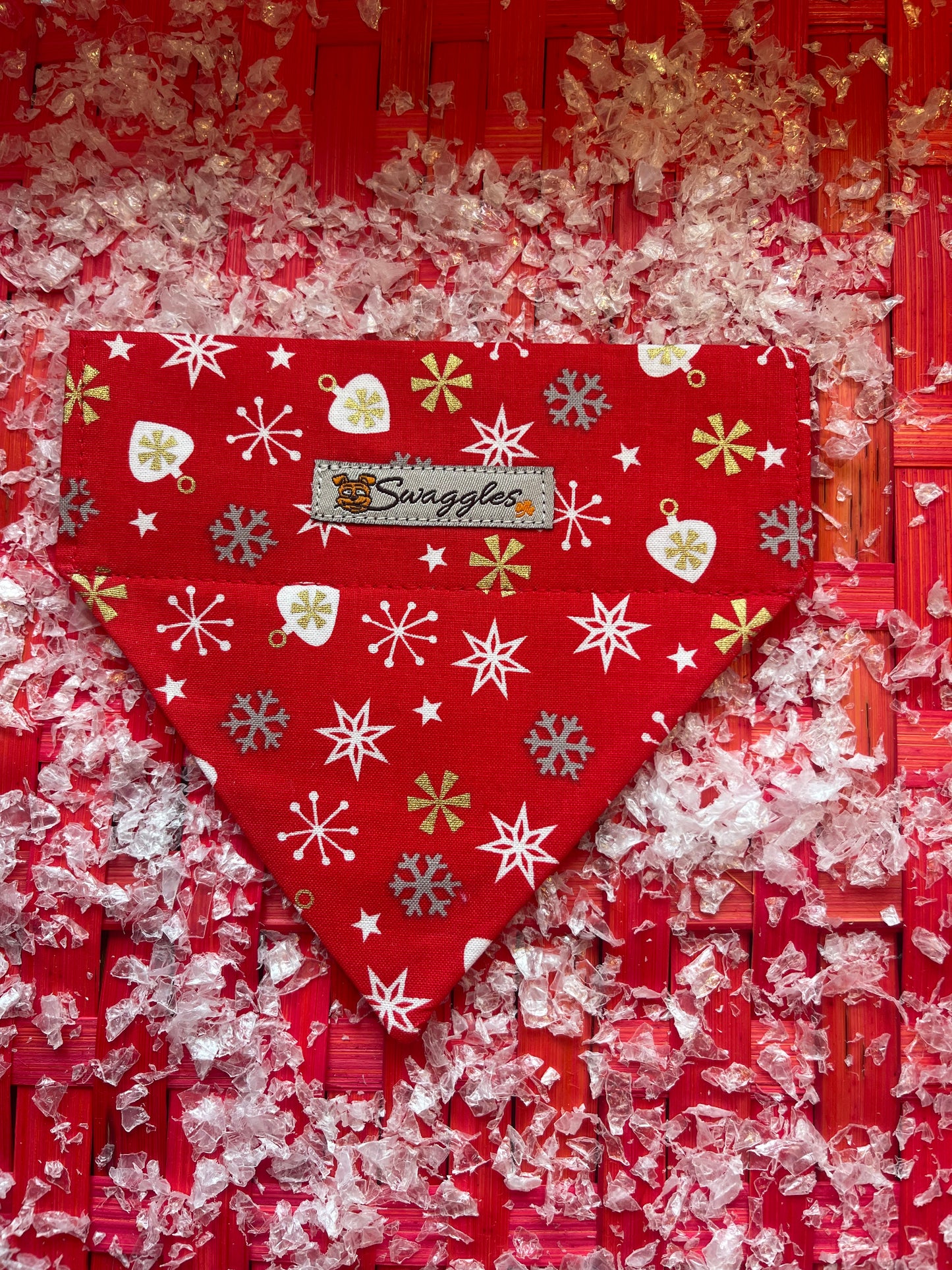 Christmas Hearts Red Bandana