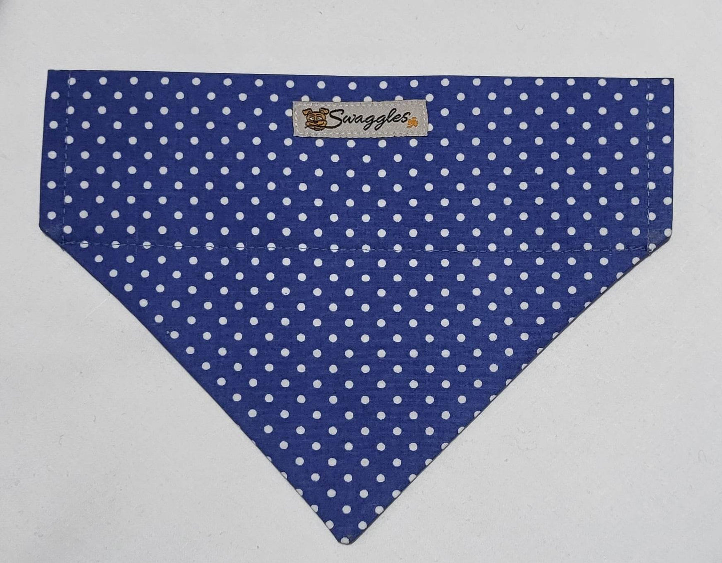 Denim Blue & White Spot Bandana