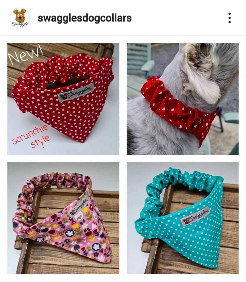 Navy & Pink Daisy Bandana