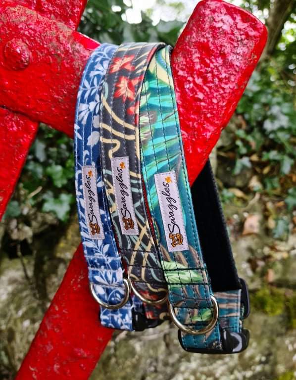 Green Jungle Laminated Collar