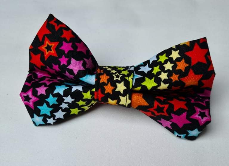 Rainbow Stars Bow Tie