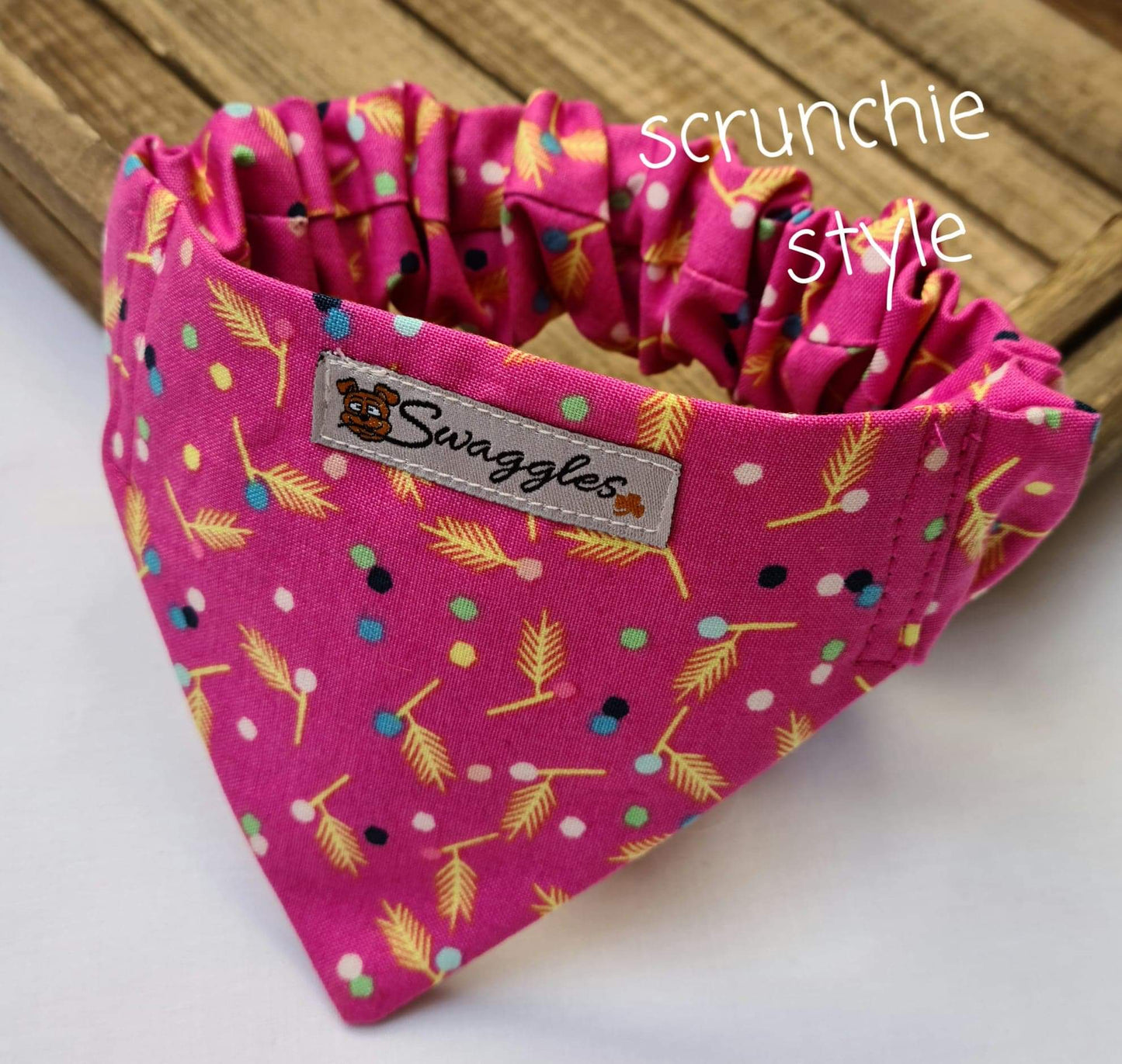 Pink & Yellow Arrows Bandana