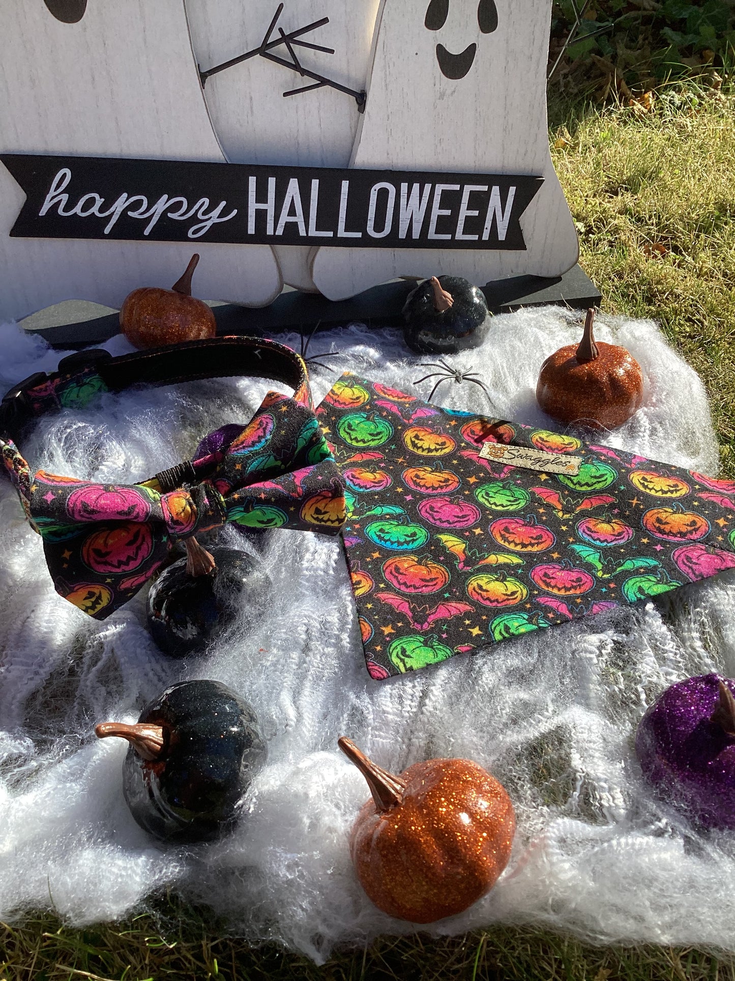 Neon Pumpkins Bandana