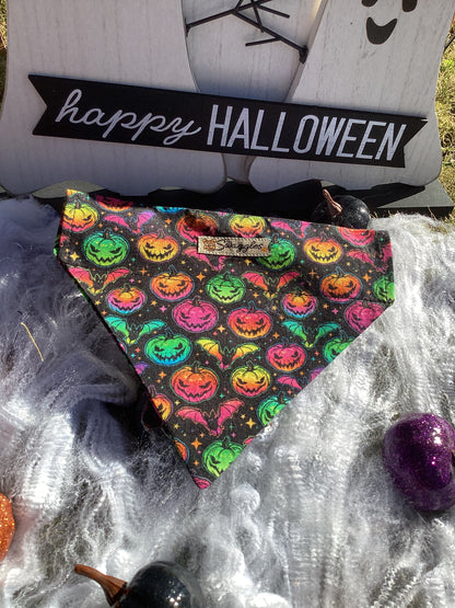 Neon Pumpkins Bandana