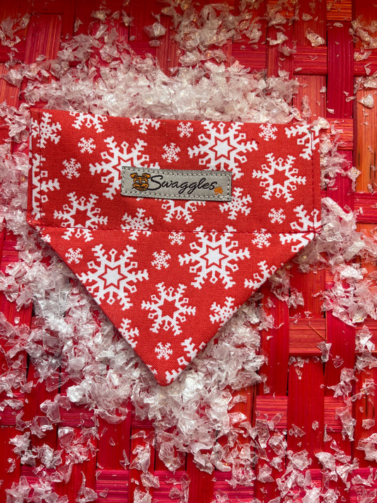 Large Snowflakes Bandana