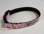 Pink & White Daisy Collar (small)