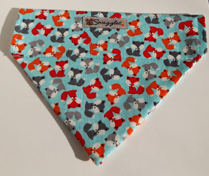 Turquoise Foxes Bandana