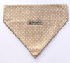 Cream and White Spot Bandana