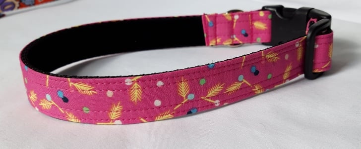 Pink & Yellow Arrows Collar