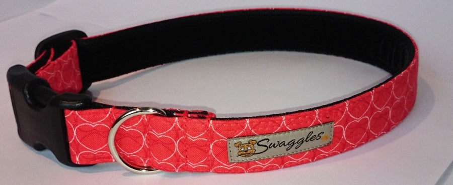 Tangerine Hearts Collar