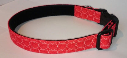 Tangerine Hearts Collar