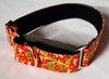 Red Scroll Martingale Collar