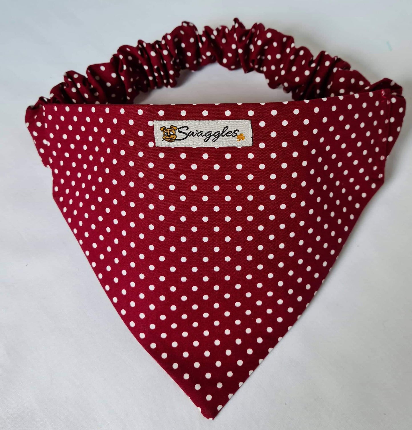 Deep Red Small Spot Bandana