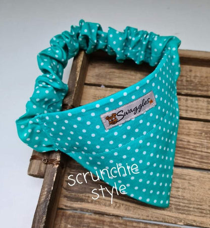 Turquoise Spot Bandana